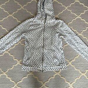 Roller Rabbit, blue heart sweatshirt, size S